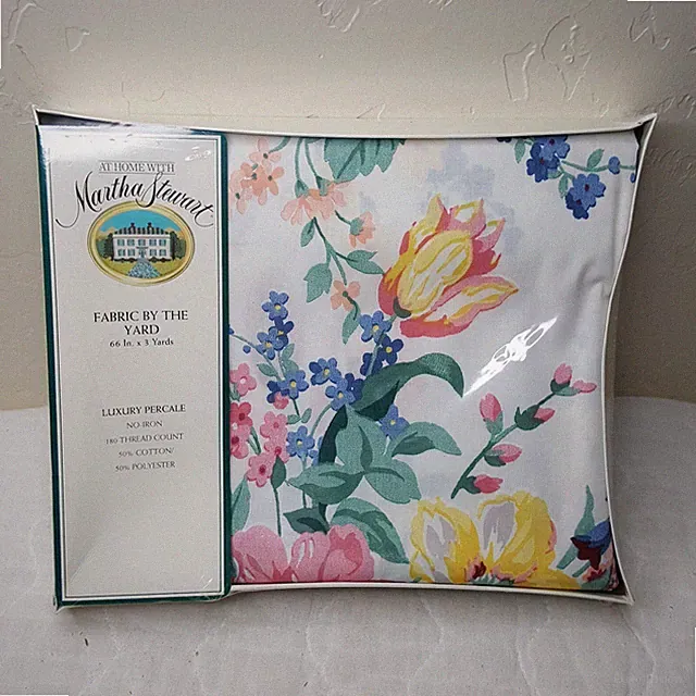 At Home With Martha Stewart FABRIC BY THE YARD Luxury Percale 3 Yds 180 Count