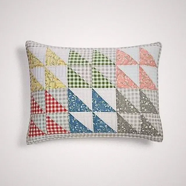 Martha Stewart Collection King Size Pillow Sham - Gingham Checker Print