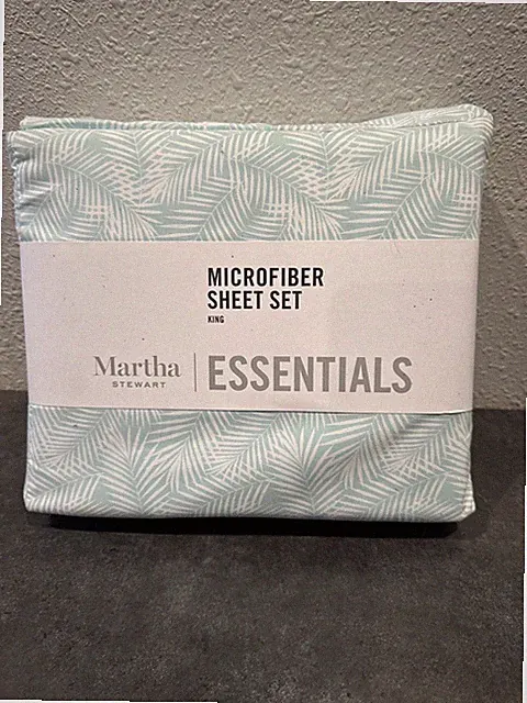 Martha Stewart Essentials Microfiber Sheet Set King
