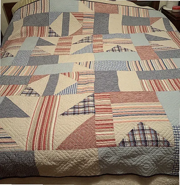 Martha Stewart Full Queen Patchwork Quilt