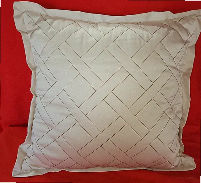 Martha Stewart Off White Decorative Throw Pillow Bed Guest Living Room Sofa