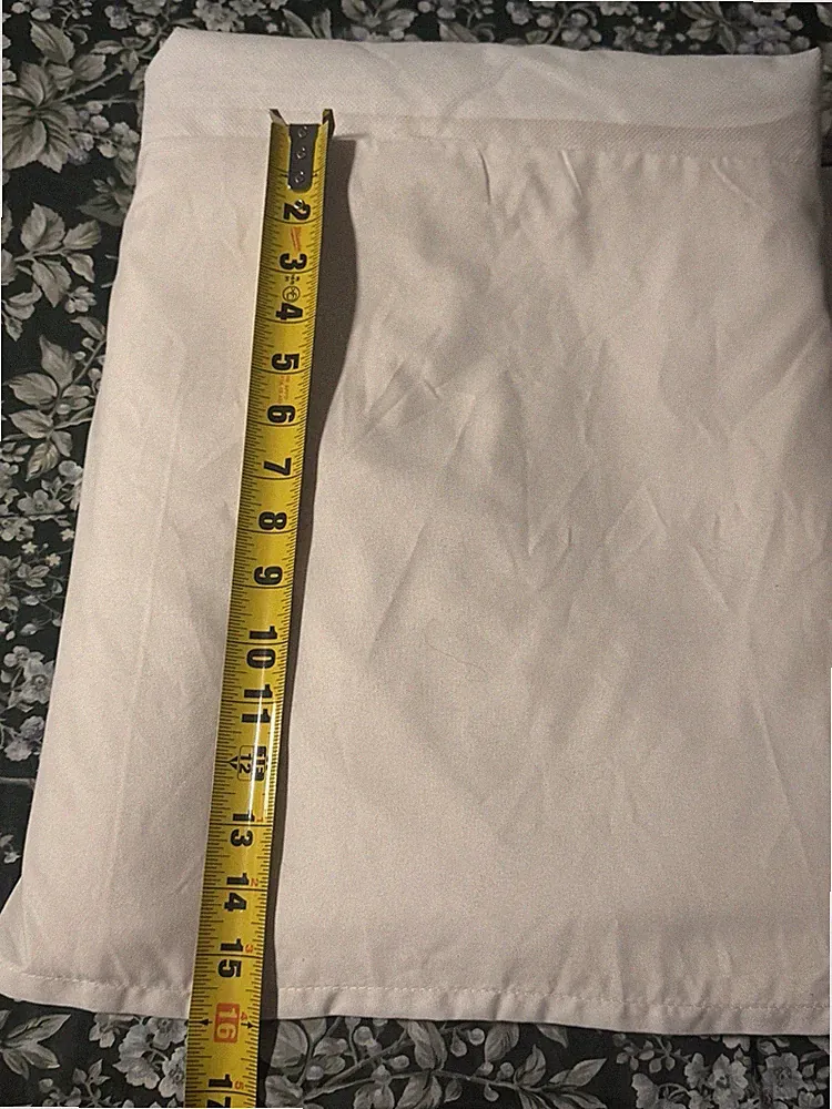 Martha Stewart Perfect King straight Bed Skirt White 16" Drop Tailored EUC