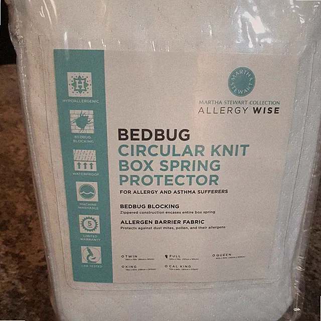 NEW Mattress Cover Zipper Bed Bug Protector Box Spring Encasement Allergies Dust