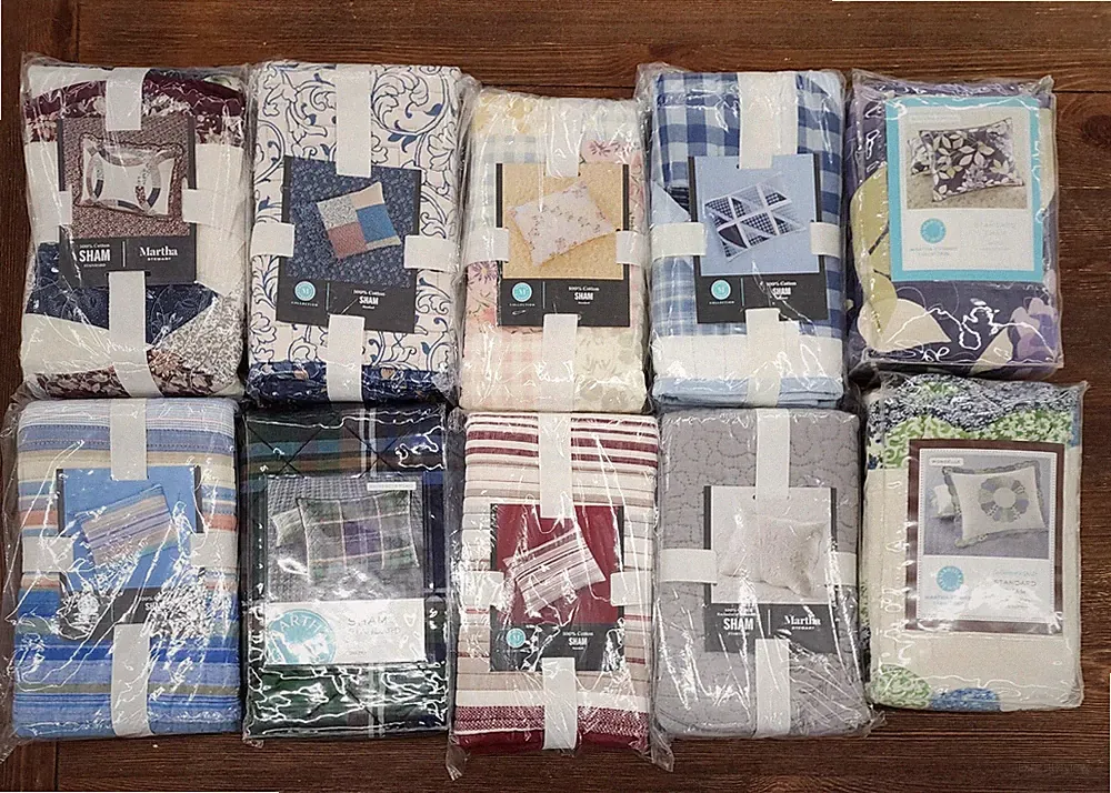 NIP: Martha Stewart Quilted Standard Shams - Variety of Styles & Colors