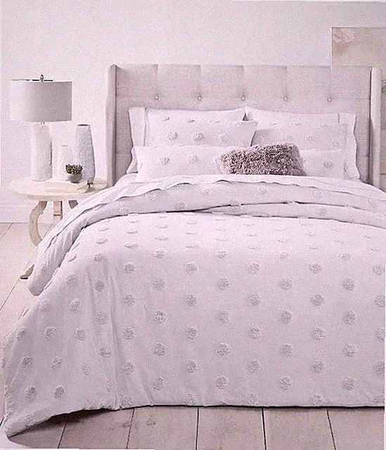 Whim by Martha Stewart Collection 3-PC. Tufted-Chenille Dot Full/Queen Comforter