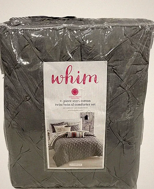 Whim by Martha Stewart You Compleat Me 2-Pc. Cotton Comforter Set TWIN / TWIN XL
